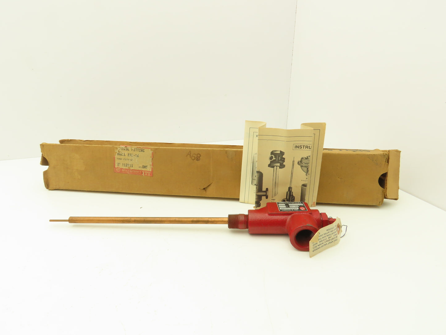 Bell & Gossett ATF-16 Airtrol Tank Vent Valve 3/4"NPT F x 1/2" M Max 175PSI