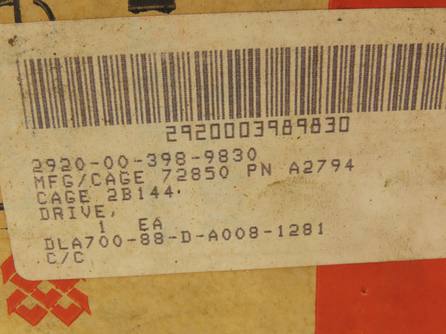 Facet A2794 Starter Motor Drive Bendix