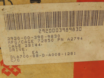 Facet A2794 Starter Motor Drive Bendix