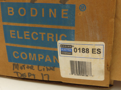 Bodine Electric 0188 ES DC Gearmotor 130VDC 18:1 Ratio 139RPM 1/17HP 139 RPM