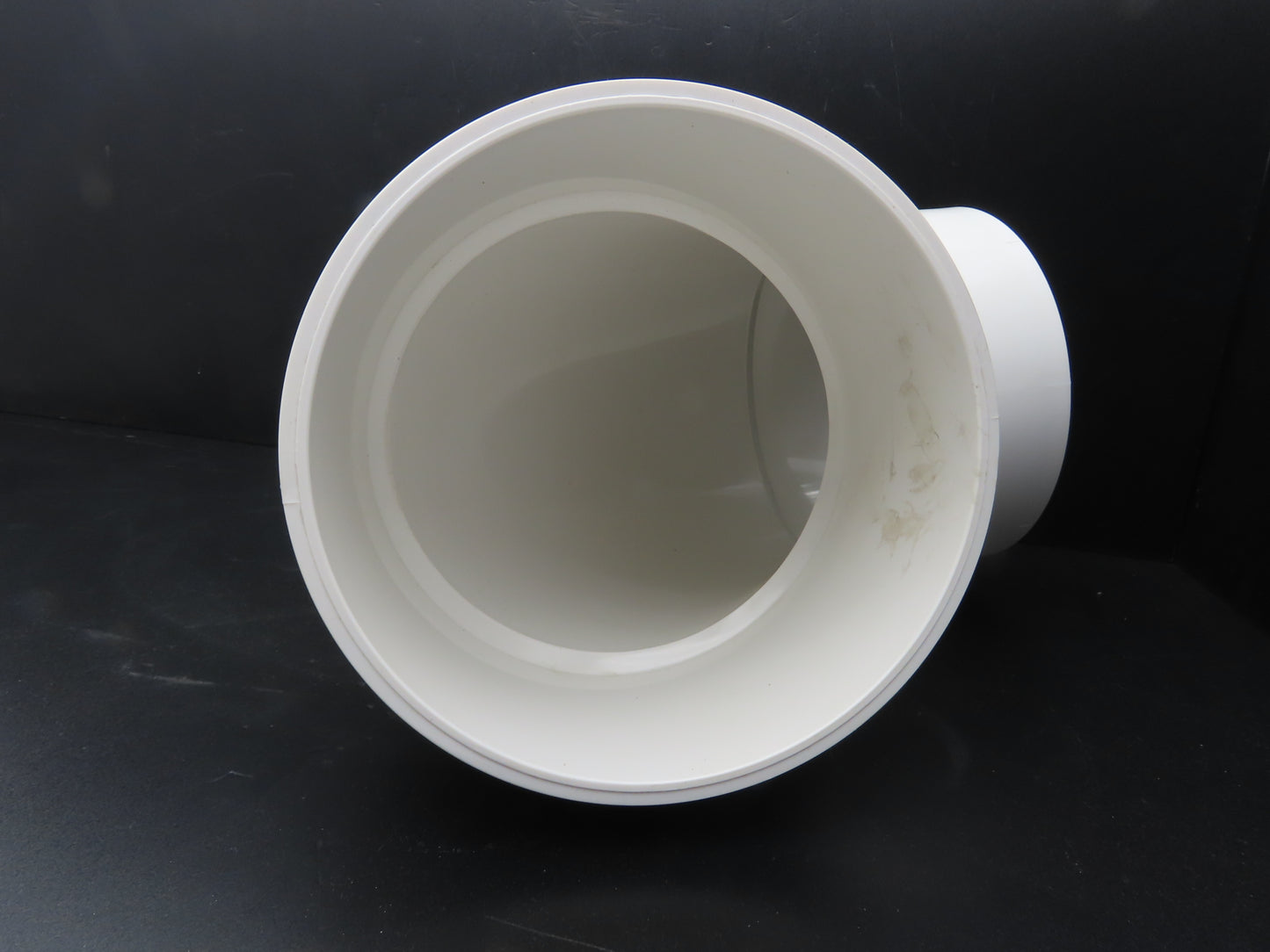 Charlotte PVC 00300 1800 8" DWV 90 Deg Elbow 1/4 Hub x Hub Schedule 40 NSF White