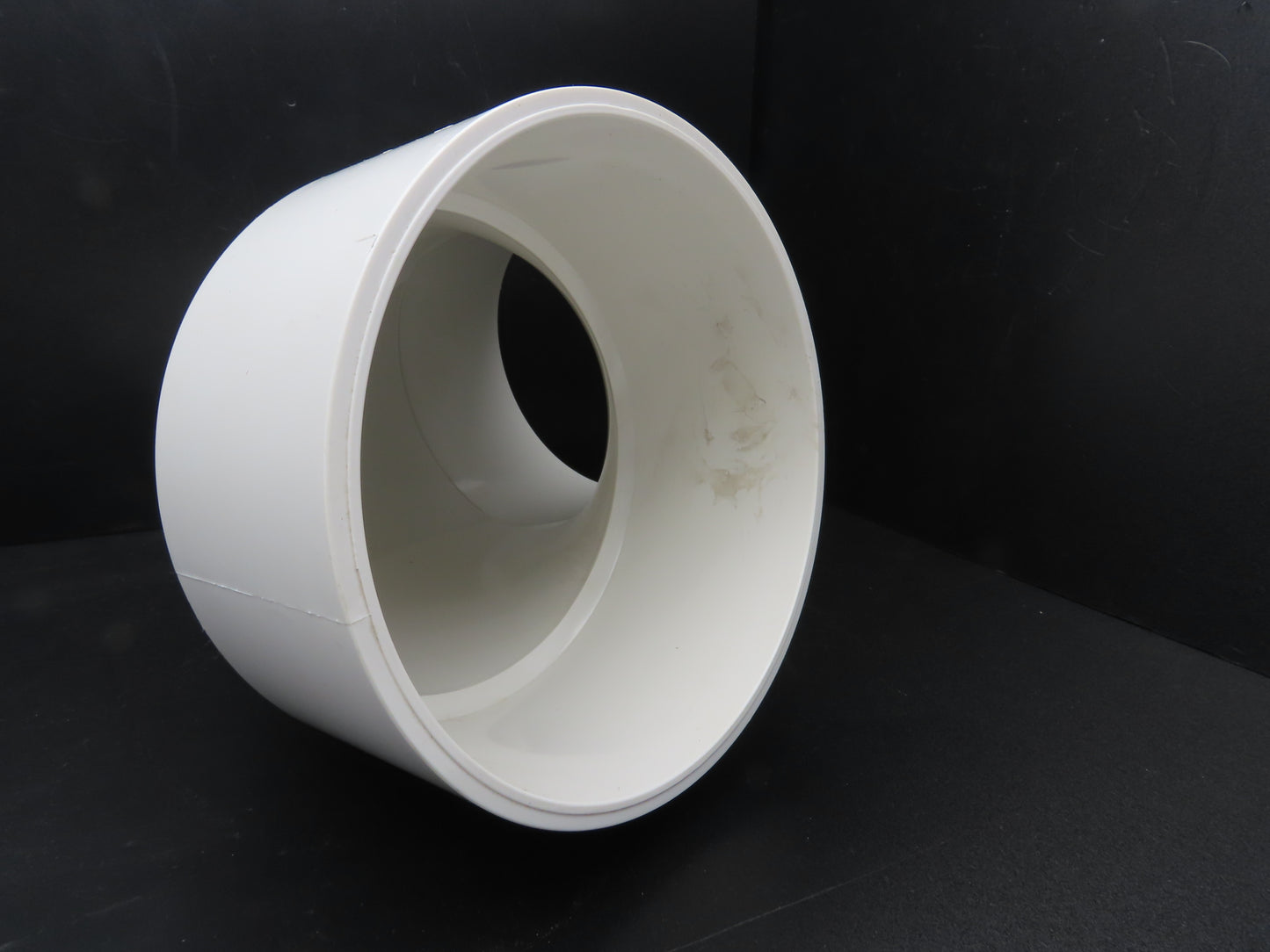 Charlotte PVC 00300 1800 8" DWV 90 Deg Elbow 1/4 Hub x Hub Schedule 40 NSF White