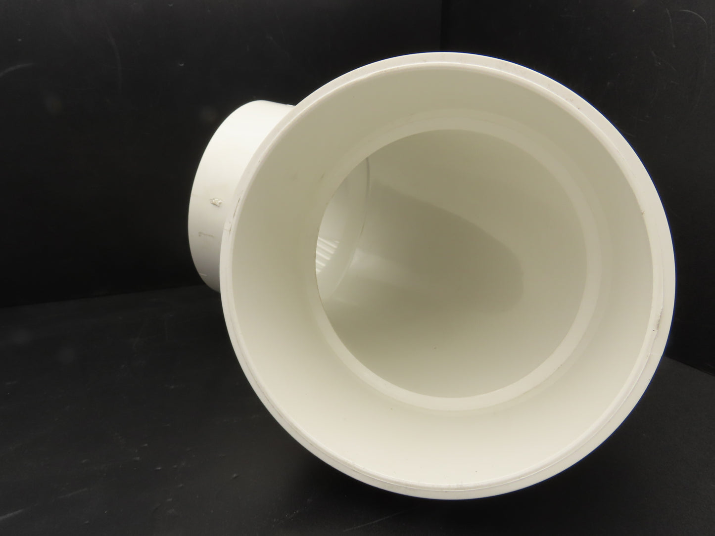 Charlotte PVC 00300 1800 8" DWV 90 Deg Elbow 1/4 Hub x Hub Schedule 40 NSF White