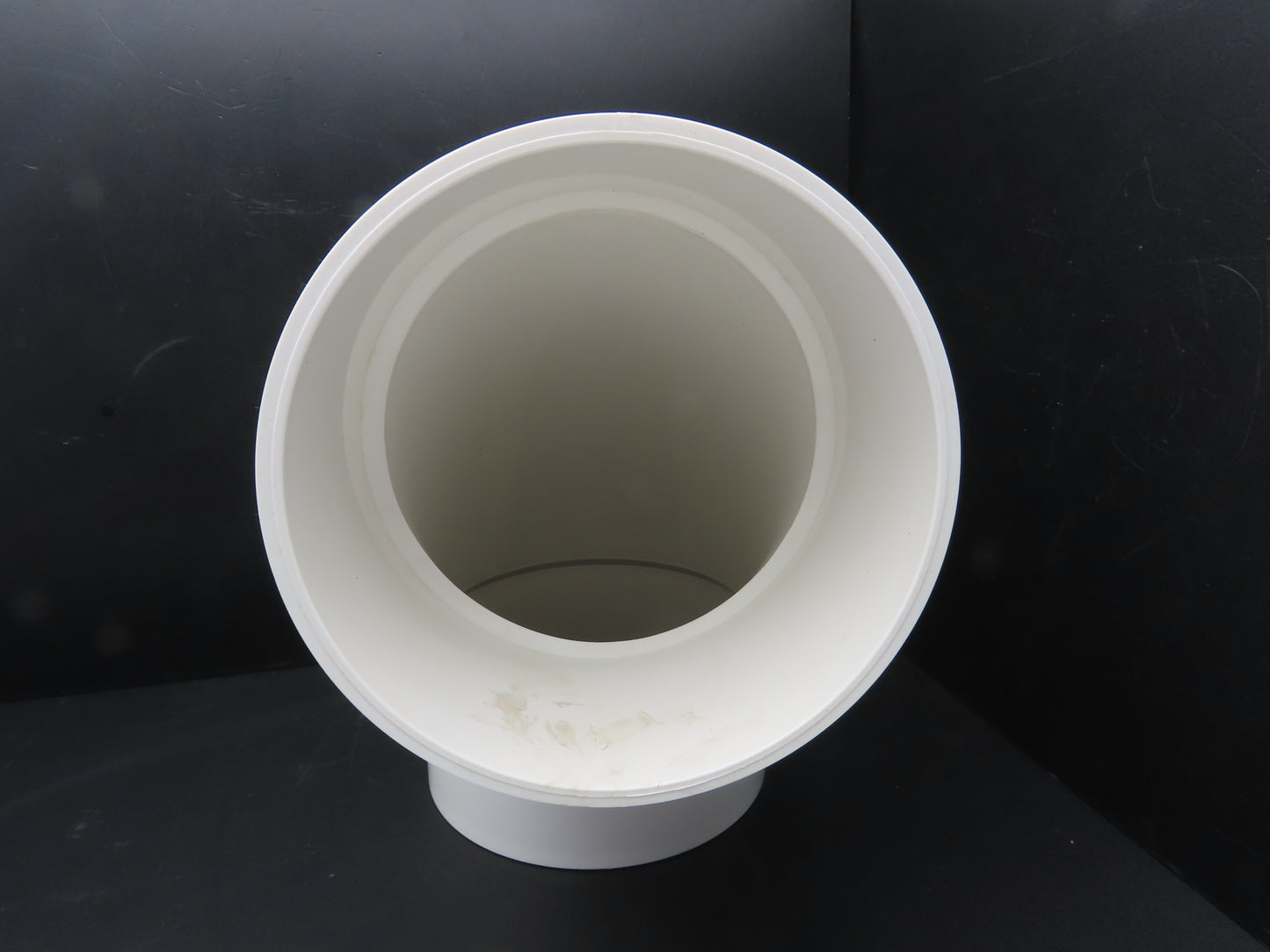 Charlotte PVC 00300 1800 8" DWV 90 Deg Elbow 1/4 Hub x Hub Schedule 40 NSF White