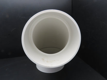 Charlotte PVC 00300 1800 8" DWV 90 Deg Elbow 1/4 Hub x Hub Schedule 40 NSF White