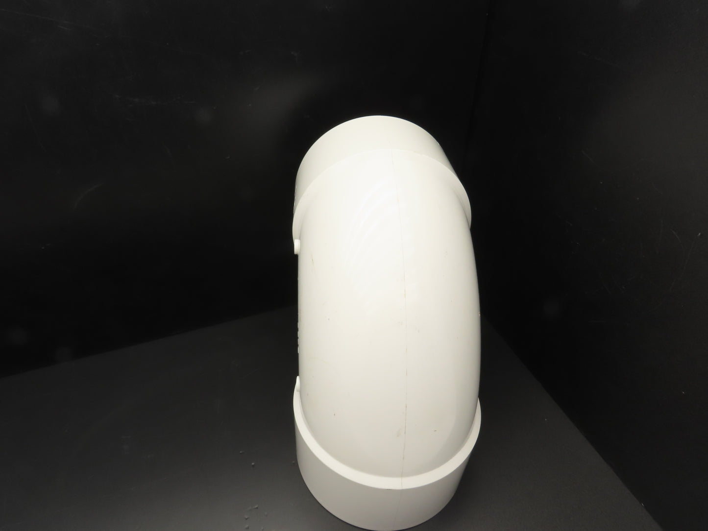 Charlotte PVC 00300 1800 8" DWV 90 Deg Elbow 1/4 Hub x Hub Schedule 40 NSF White