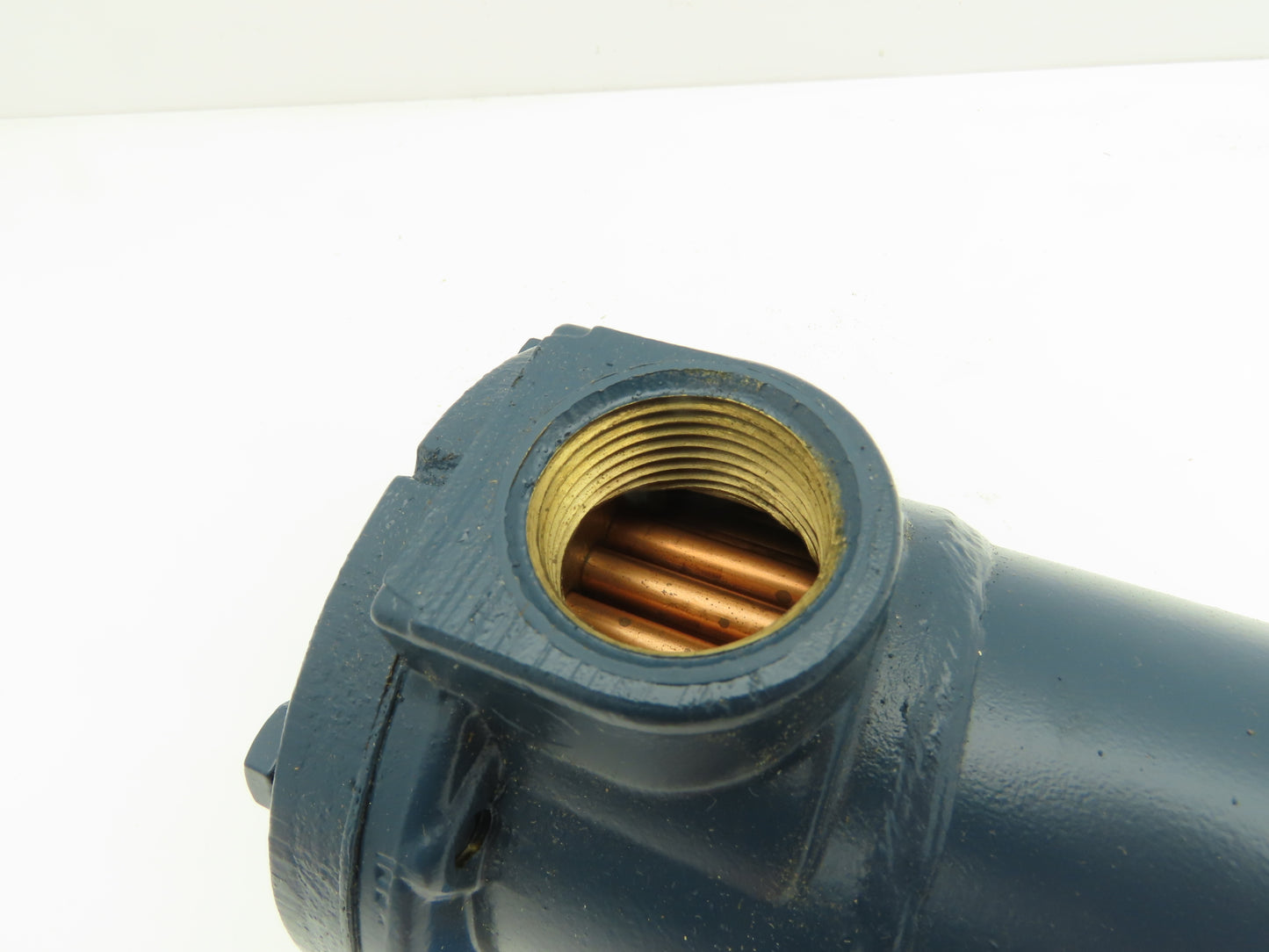 ITT Standard 5-030-03-024-003 BCF Brass Shell & Tube Heat Exchanger 2-Pass 1"NPT