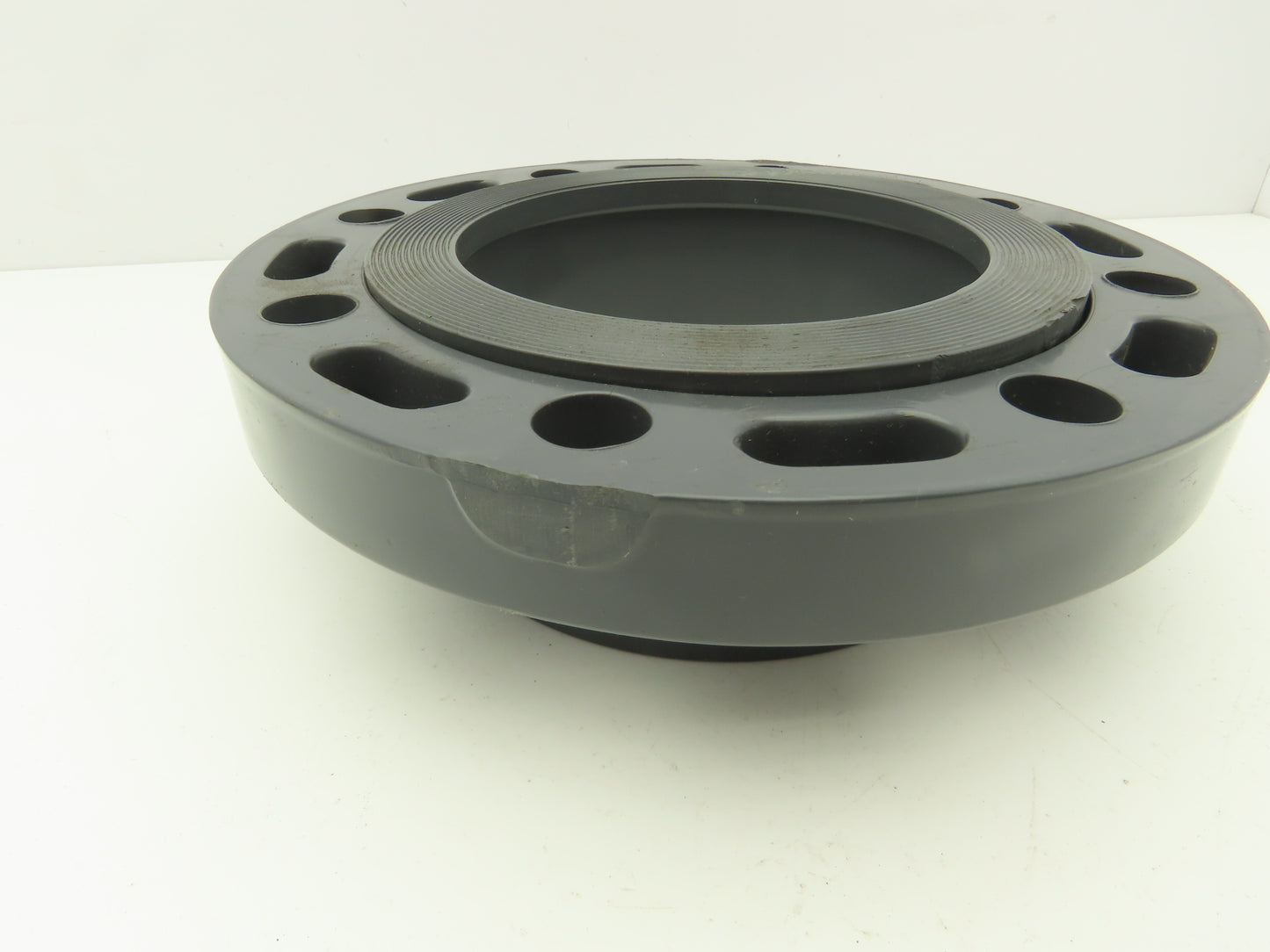 Spears 3SJ2V2 NSNP 6" PVC Flange Coupling 150 PSI Grey Schedule 80