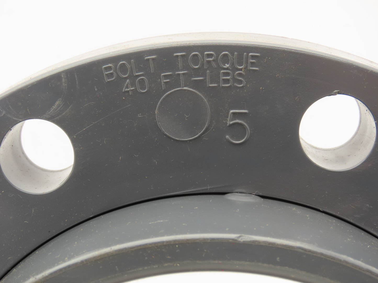 Spears 3SJ2V2 NSNP 6" PVC Flange Coupling 150 PSI Grey Schedule 80