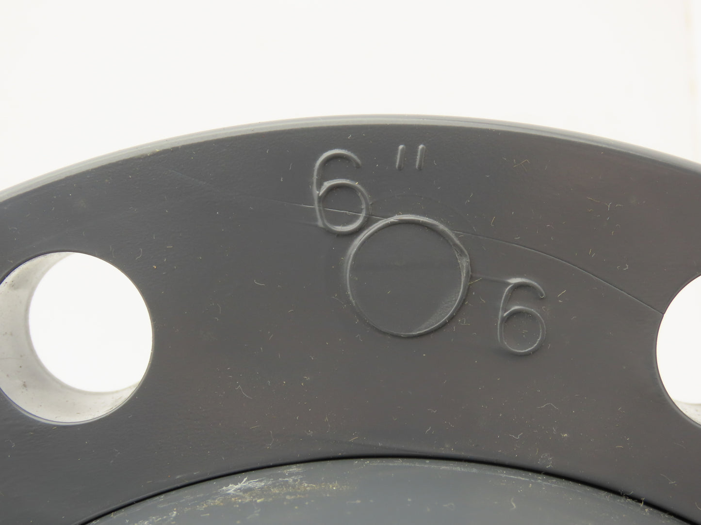 Spears 3SJ2V2 NSNP 6" PVC Flange Coupling 150 PSI Grey Schedule 80