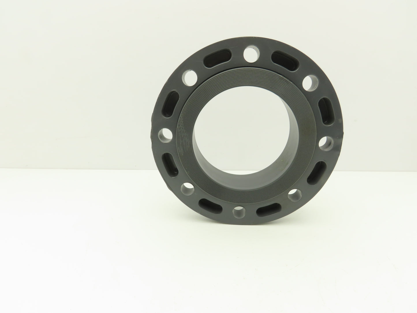 Spears 3SJ2V2 NSNP 6" PVC Flange Coupling 150 PSI Grey Schedule 80