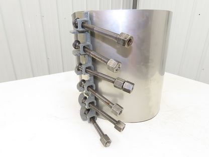 Dresser 0360-1104-390 Steel Repair Clamp Style 360 Stainless Steel 11.44" X 15"W