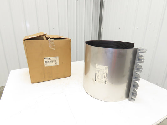 Dresser 0360-1104-390 Steel Repair Clamp Style 360 Stainless Steel 11.44" X 15"W