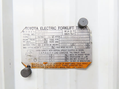 Toyota 24610-13300-71 Contactor Coil Assembly Removed From 5FBCU20 36V Forklift