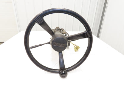 Toyota 5FBCU20 Forklift Steering Wheel Column Adjustable With Mount Bracket