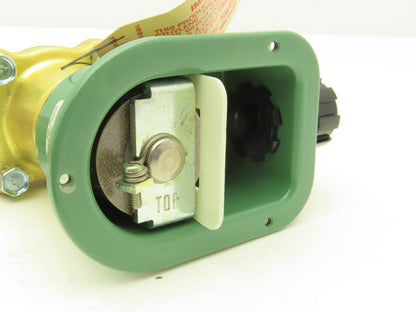 Asco Redhat 8222D2 MO Solenoid Steam Valve 2-Way 50 PSI 1/2" Solder Connection