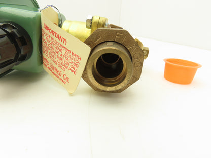 Asco Redhat 8222D2 MO Solenoid Steam Valve 2-Way 50 PSI 1/2" Solder Connection