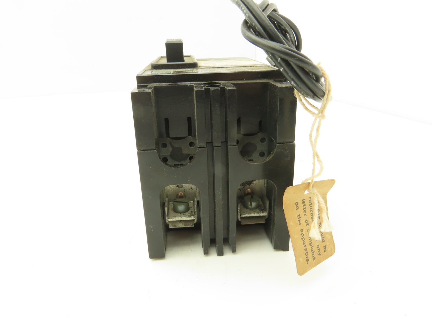 Westinghouse 2609D39G19 Circuit Breaker 15Amp 2 Pole 600VAC Shunt Trip