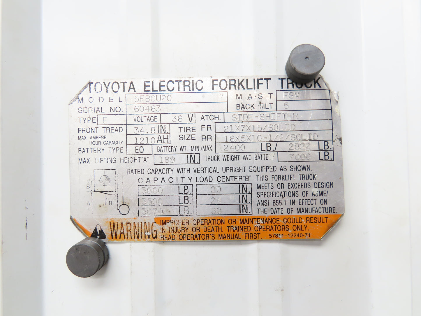 Toyota 24330-13300-71 Speed Control Assembly CPU Circuit Board 5FBCU20 Forklift