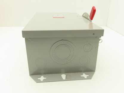 Challenger RGD222SNC Safety Disconnect Switch Fusible 60A 2 Pole-3 Wire 240V