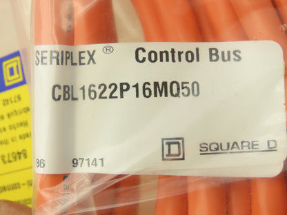 Square D CBL1622P16MQ50 Seriplex 5-Pin Mini 50 Foot Extension Cable Lot of 2