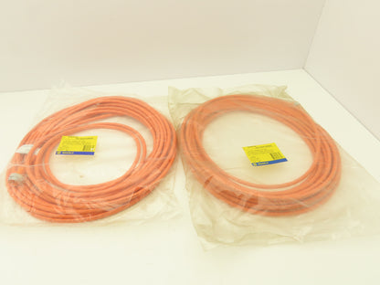 Square D CBL1622P16MQ50 Seriplex 5-Pin Mini 50 Foot Extension Cable Lot of 2