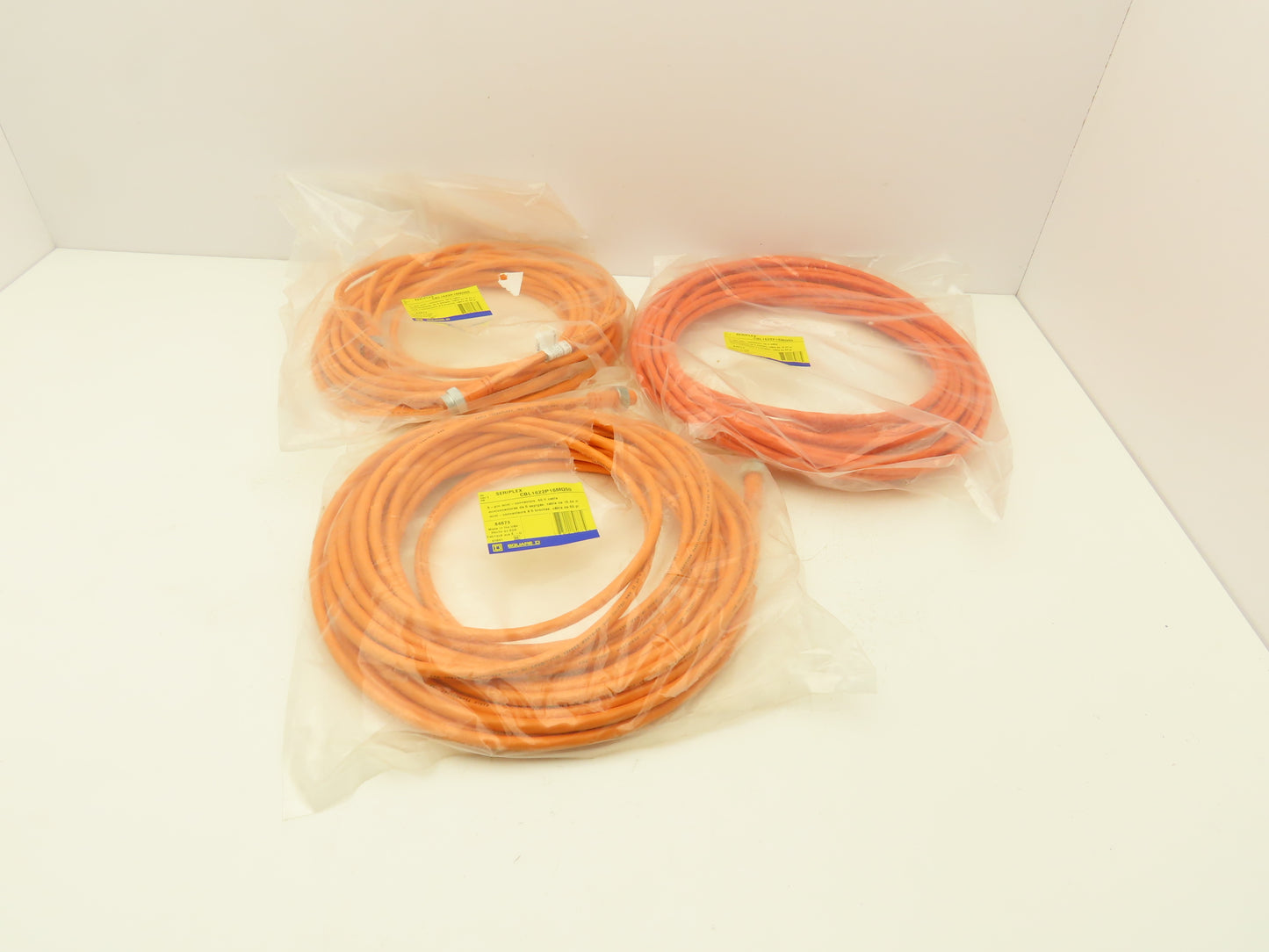 Square D CBL1622P16MQ50 Seriplex 5-Pin Mini 50 Foot Extension Cable Lot of 3