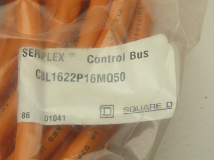 Square D CBL1622P16MQ50 Seriplex 5-Pin Mini 50 Foot Extension Cable Lot of 3