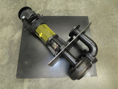 Haynes 6552-9 Vertical Centrifugal Pump 5x4" Flanged 500gpm 7.5Hp Motor 230/460V