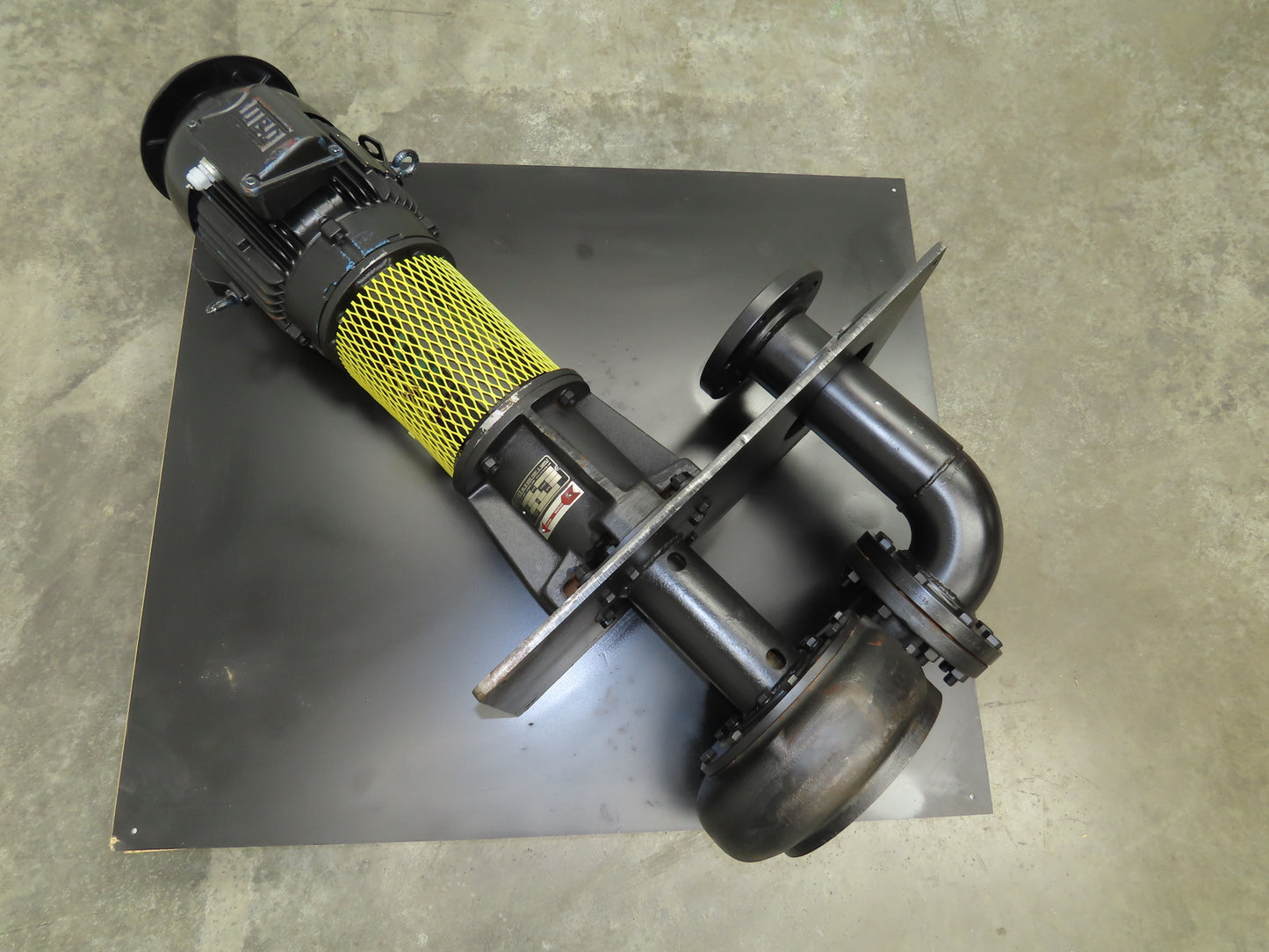 Haynes 6552-9 Vertical Centrifugal Pump 5x4" Flanged 500gpm 7.5Hp Motor 230/460V