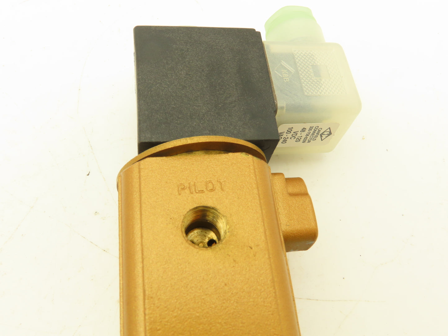 Versa TGS-3512-G-HCL-S-155-A120 Brass Directional Solenoid Valve 3-Way 120V
