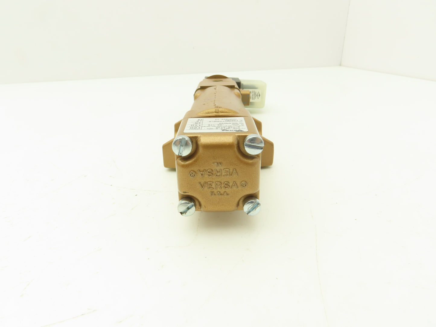 Versa TGS-3512-G-HCL-S-155-A120 Brass Directional Solenoid Valve 3-Way 120V