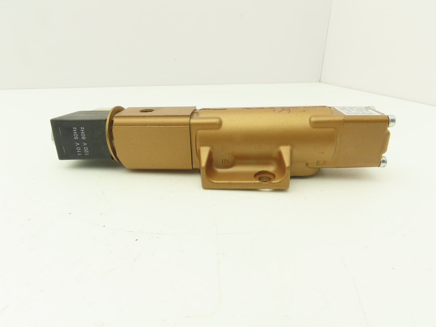 Versa TGS-3512-G-HCL-S-155-A120 Brass Directional Solenoid Valve 3-Way 120V
