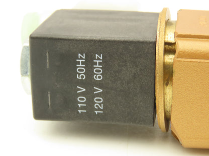 Versa TGS-3512-G-HCL-S-155-A120 Brass Directional Solenoid Valve 3-Way 120V
