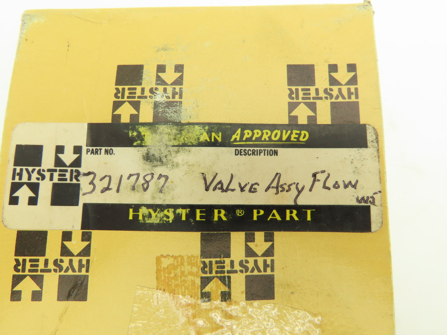 Hyster 321787 Forklift Calibrated Flow Valve For Model H60XL Diesel