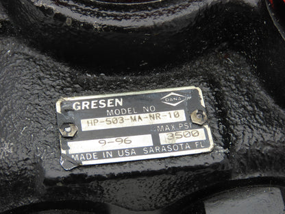 Gersen Parker HP-503-MA-NR-10 Hydraulic Pilot Pressure Valve 3500 PSI