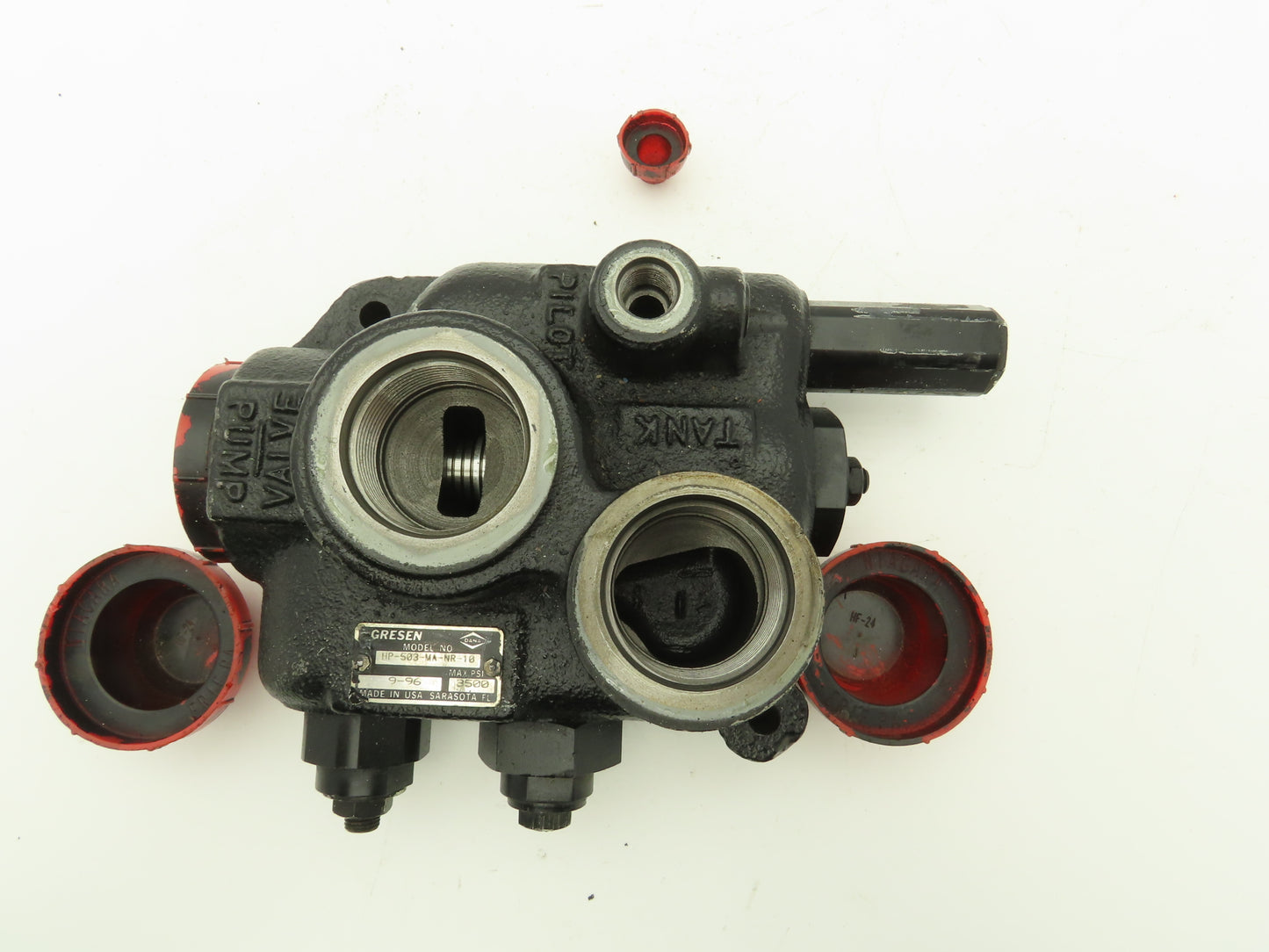 Gersen Parker HP-503-MA-NR-10 Hydraulic Pilot Pressure Valve 3500 PSI