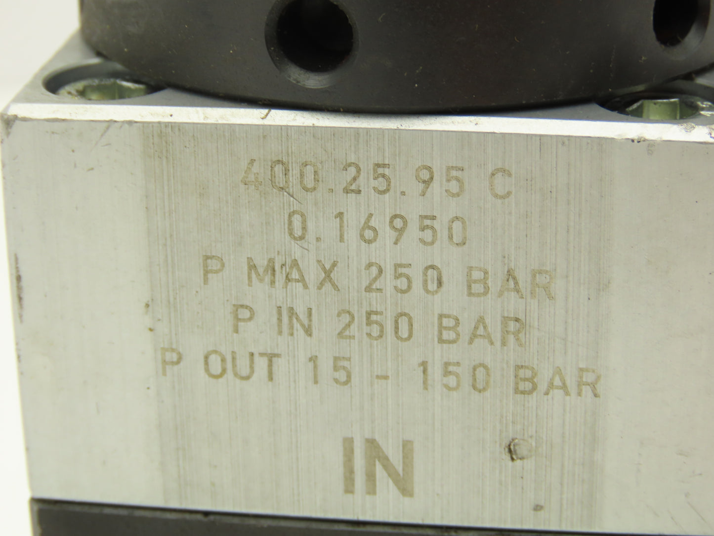 Dopag 400.25.95C Hydraulic Pressure Regulator Valve 250bar 3625psi