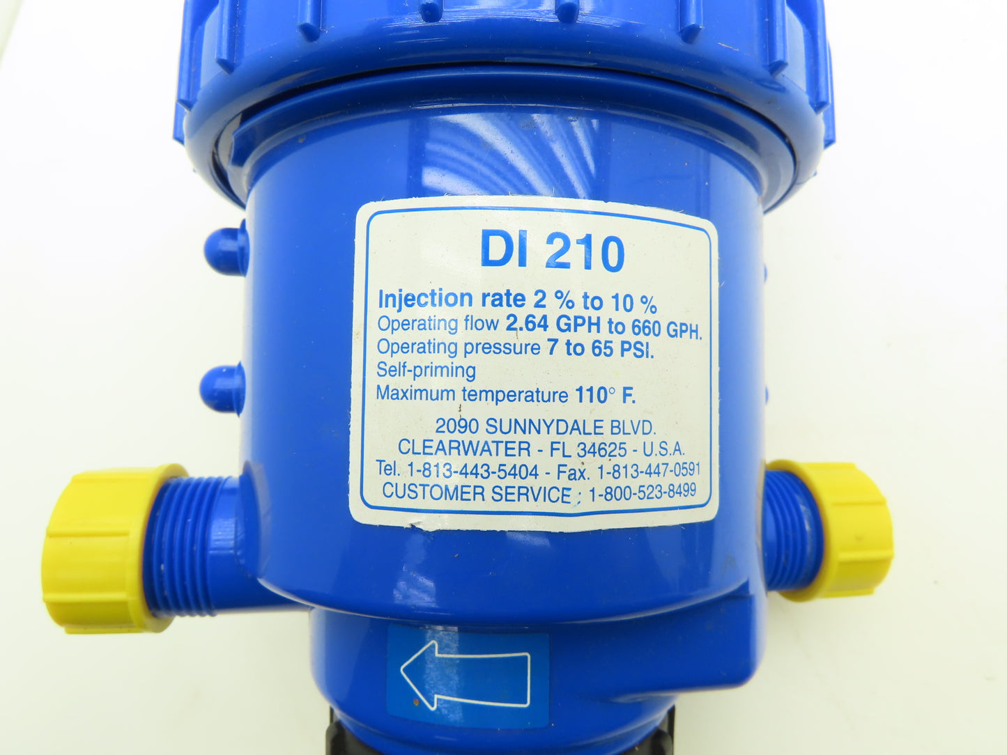 Dosatron DI 210 Water Powered Consistent Chemical Dispenser 3/4" NPT