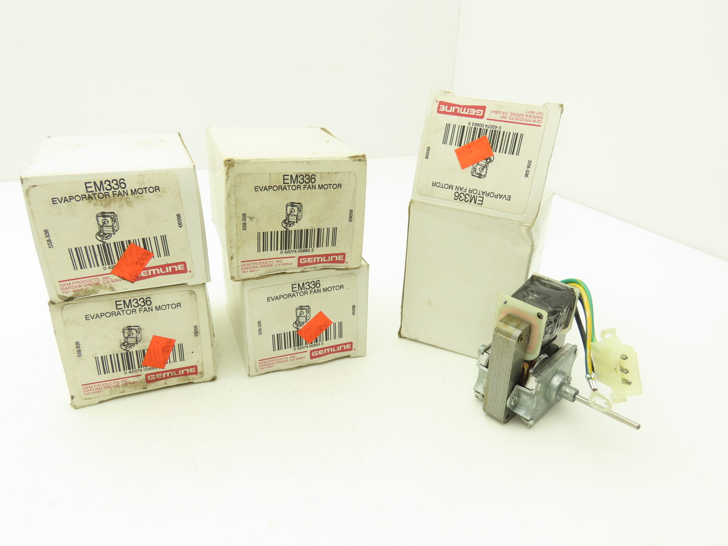 Gemline EM336 Evaporator Fan Motor Refrigeration Lot of 5