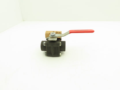 Worcester 444 TSW Manual Ball Valve 1" Socket Weld 1000PSI
