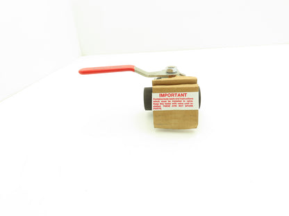 Worcester 444 TSW Manual Ball Valve 1" Socket Weld 1000PSI