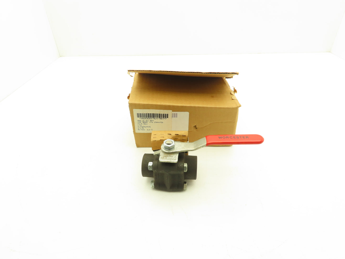 Worcester 444 TSW Manual Ball Valve 1" Socket Weld 1000PSI