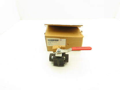 Worcester 444 TSW Manual Ball Valve 1" Socket Weld 1000PSI