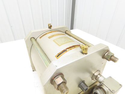 SMC Air Pneumatic Hydraulic Oil Pressure Booster Tank 150 PSI