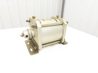 SMC Air Pneumatic Hydraulic Oil Pressure Booster Tank 150 PSI
