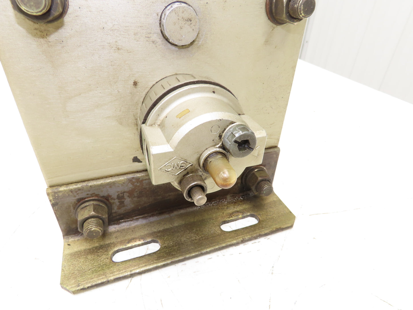 SMC Air Pneumatic Hydraulic Oil Pressure Booster Tank 150 PSI