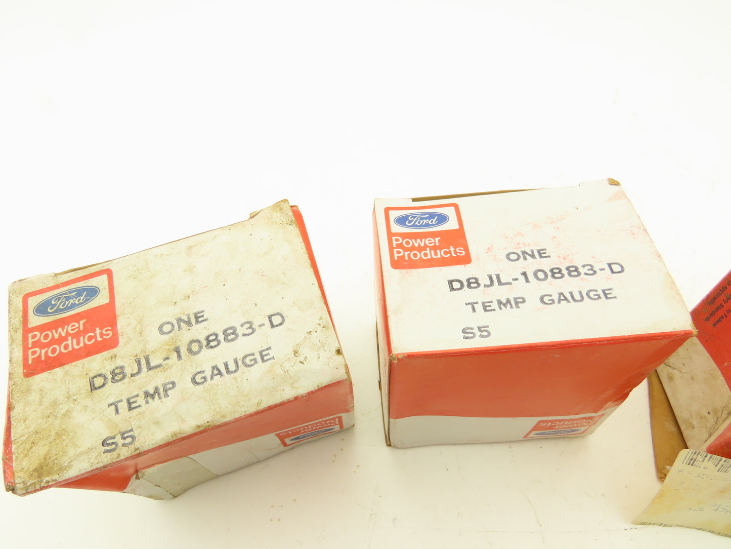 Ford D8JL-10883-D Temperature Guage Vintage 2" Face Chrome Ring 140-220 Lot of 3