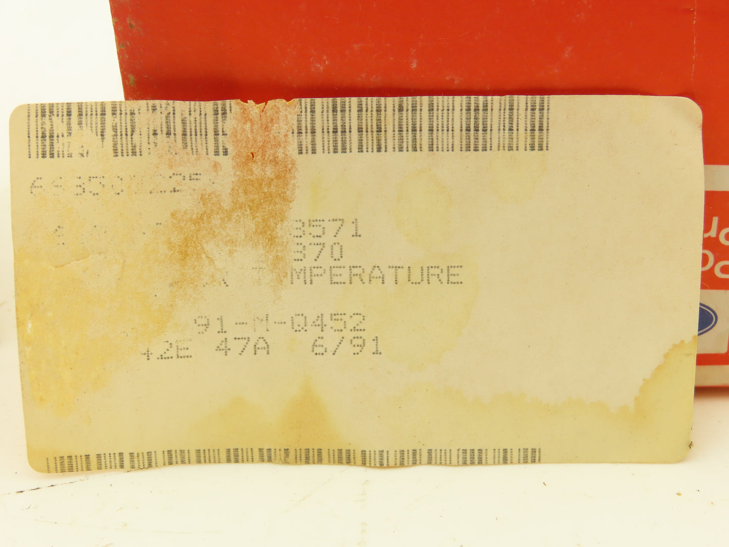 Ford D8JL-10883-D Temperature Guage Vintage 2" Face Chrome Ring 140-220 Lot of 3