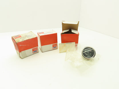 Ford D8JL-10883-D Temperature Guage Vintage 2" Face Chrome Ring 140-220 Lot of 3